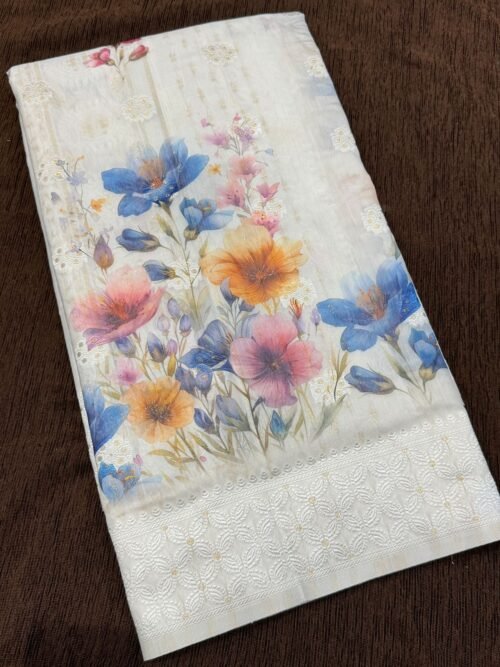 Lakhnawi White Cotton-869
