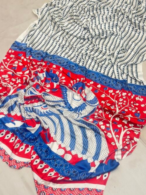 Ajrakh Print Modal Silk-1646