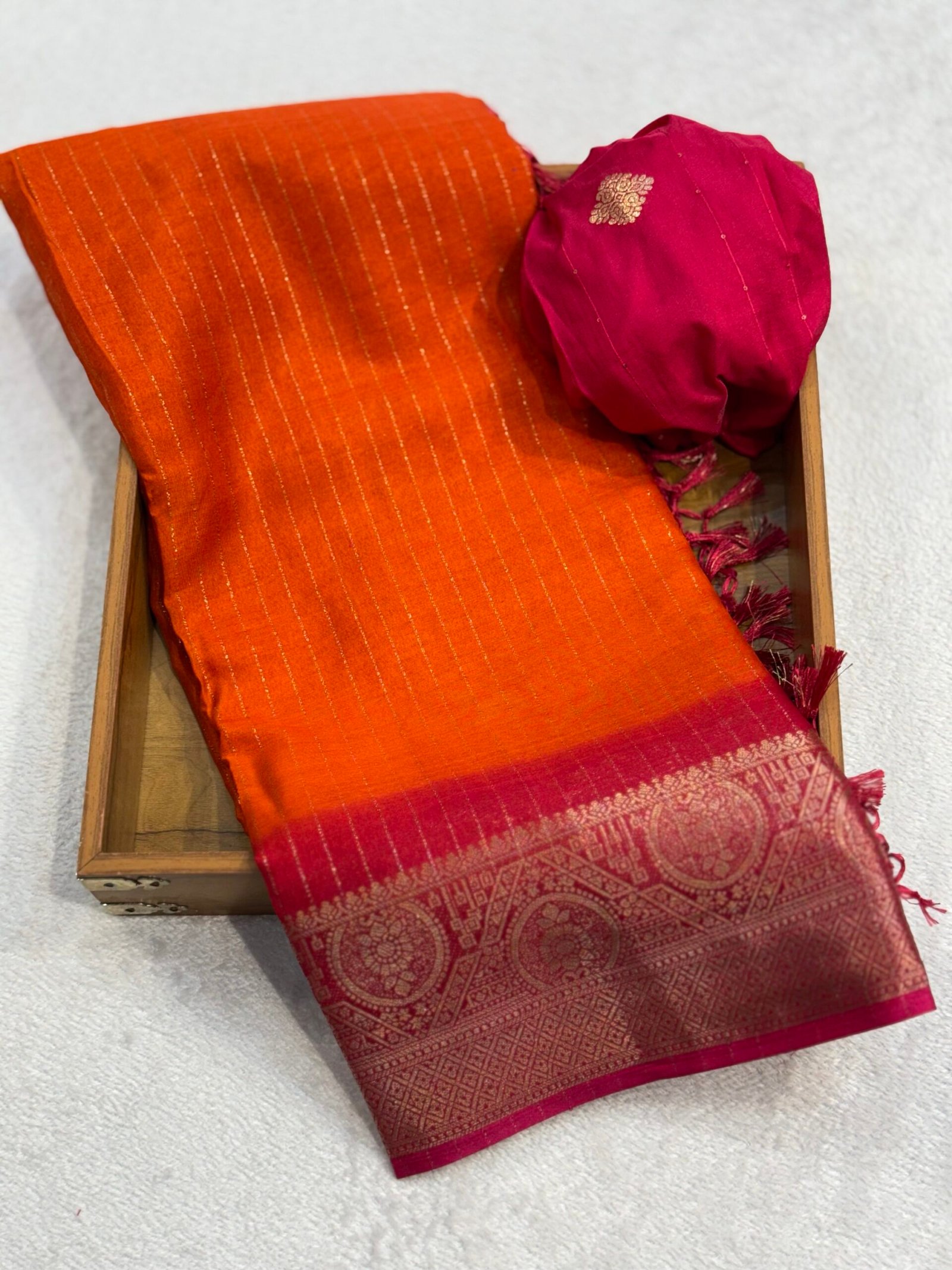 Designer Blouse Orange Special - 1735